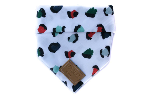 The Modern Christmas Leopard Bandana