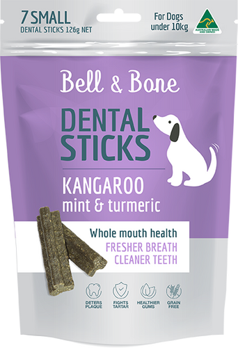 Dental Sticks - Kangaroo and Turmeric - Small