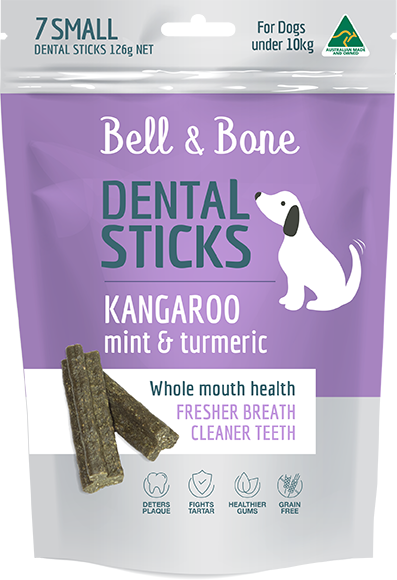 Dental Sticks - Kangaroo and Turmeric - Small