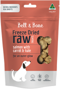 Freeze Dried Dog Treats - Salmon with Carrot and Kale 100g