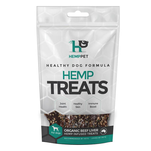 Organic Beef Liver Hemp Infused Treats for Dogs 80g