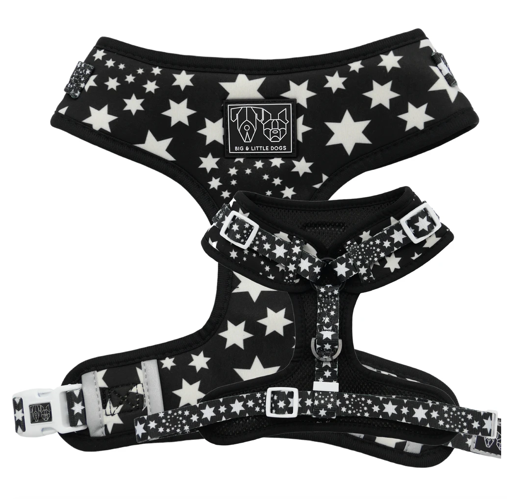 Shoot for the stars: Adjustable harness