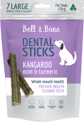 Dental Sticks - Kangaroo and Turmeric - Large