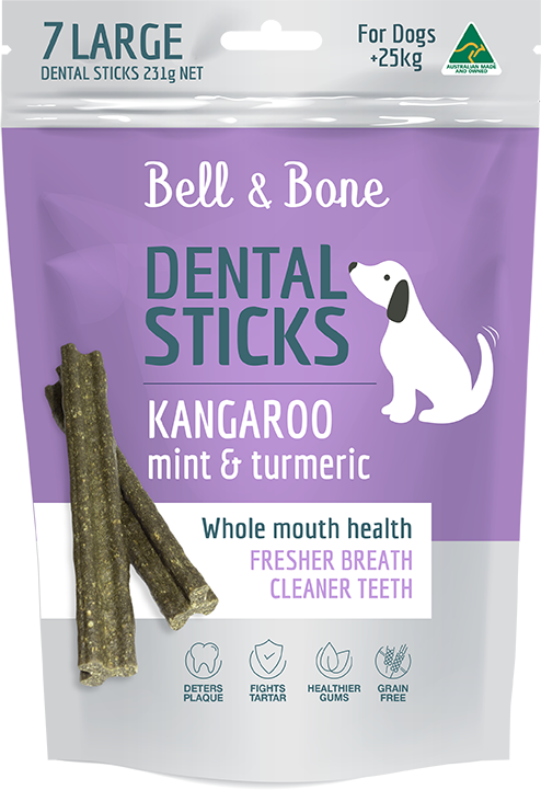Dental Sticks - Kangaroo and Turmeric - Large