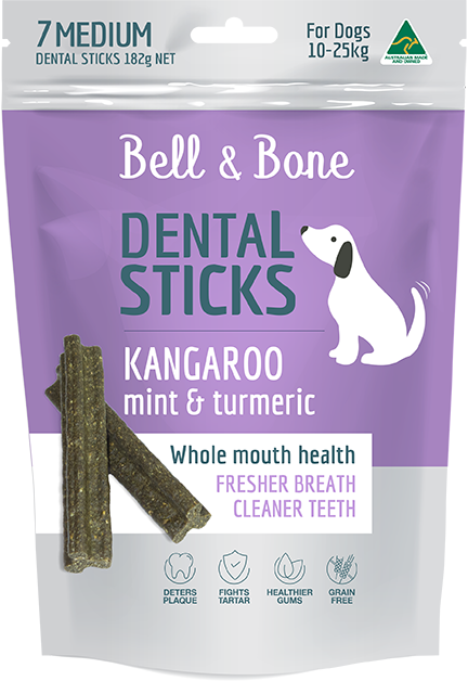 Dental Sticks - Kangaroo and Turmeric - Medium