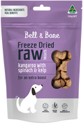 Freeze Dried Dog Treats - Kangaroo with Spinach and Kelp 100g